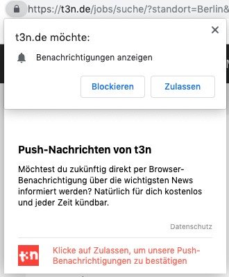 Push Benachrichtigung